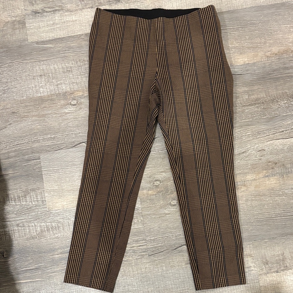 a new day Brown and Black Striped Skinny pants